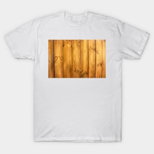 Varnished Wooden Wall Panels T-Shirt